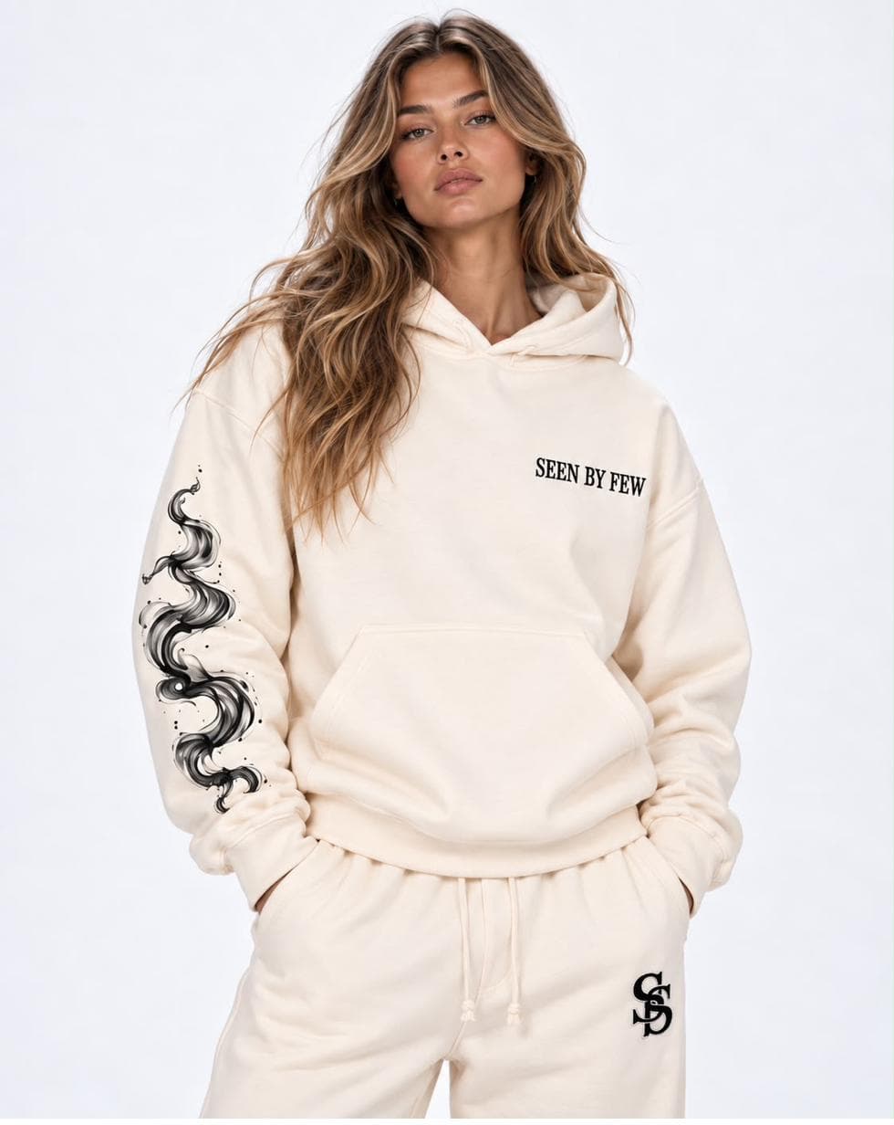 Cream Hoodie